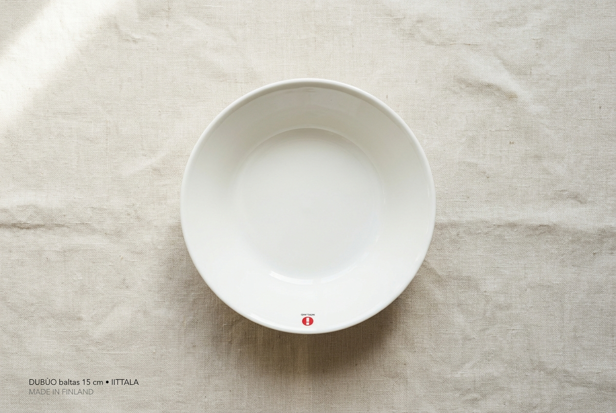 Puodelis su medine lėkštute rožinis 0.33 L, IITTALA